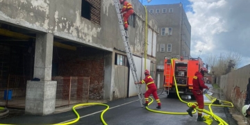 Incendiu de proporții la o fabrică din Arad