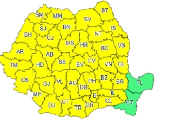 Atenționare meteo pentru toată țara! Vin ploi zdravene