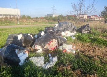 Ghiolbănia se mai și plătește! Poliția Locală Ghiroda a aplicat o amendă uriașă pentru aruncarea gunoiului pe câmp