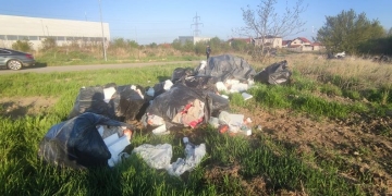 Ghiolbănia se mai și plătește! Poliția Locală Ghiroda a aplicat o amendă uriașă pentru aruncarea gunoiului pe câmp