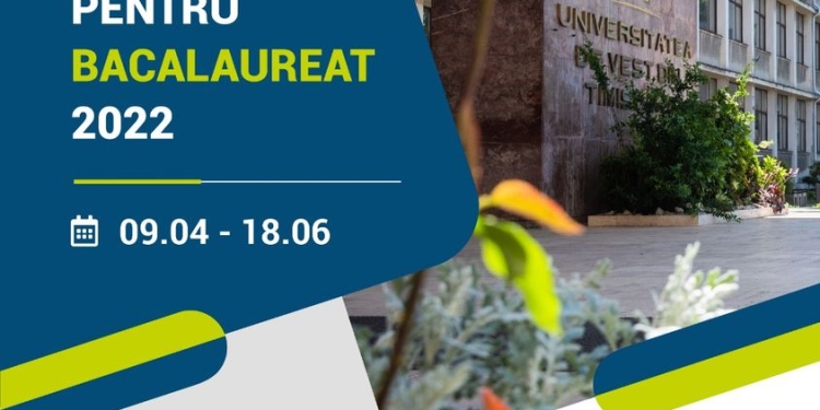 Pregătire de BAC, online, la Universitatea de Vest din Timișoara