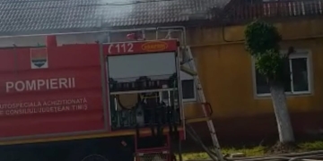 VIDEO Casa fostului primar din Lugoj, Francisc Boldea, a luat foc