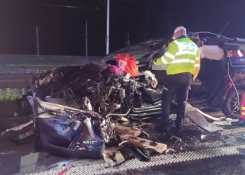 Accident grav pe A1. O persoană a fost rănită