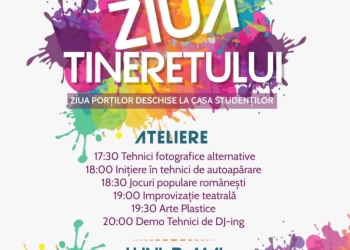 2 mai este Ziua Națională a Tineretului, află unde îți poți petrece seara