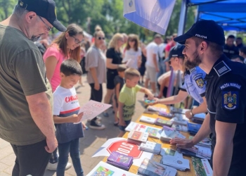 Misiune veselă de 1 iunie. Copiii au putut fi polițiști pentru o zi