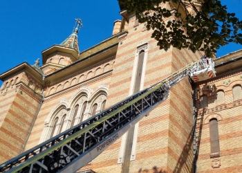 Lucrări urgente la Catedrala Mitropolitană din Timișoara