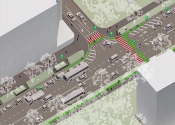 Piste de biciclete pe carosabil pe strada Gh. Lazăr. Circulația pe această arteră, regândită
