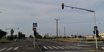 Pentru prevenirea accidentelor, intersecția de la Incontro a fost semaforizată