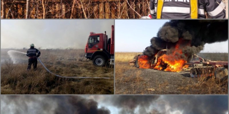 Ora și incendiul! În ultimele 24 de ore, pompierii timișeni au intervenit la stingerea a 21 de incendii