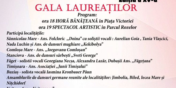Ziua județului Timiș, în viziunea Centrului de Cultură și Artă: Trei zile de muzică și dansuri tradiționale și o gală a folclorului