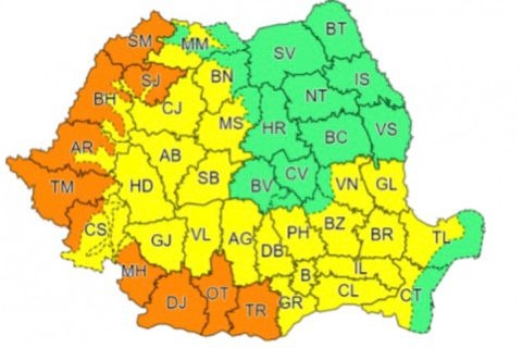 În următoarele zile ieșiți afară doar dacă e obligatoriu! Cod portocaliu de caniculă în vestul țării!