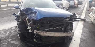 Carambol pe autostrada Timișoara – Deva. Se circulă pe banda a doua