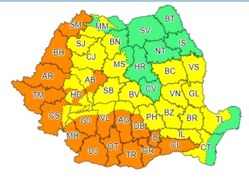 Coduri portocalii și galbene de caniculă în Banat, până la finalul săptămânii