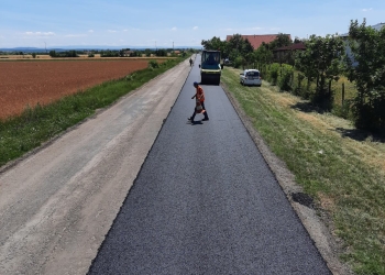 DN 57, drumul național care leagă Jamu Mare de Moravița are covor asfaltic