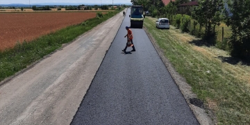 DN 57, drumul național care leagă Jamu Mare de Moravița are covor asfaltic