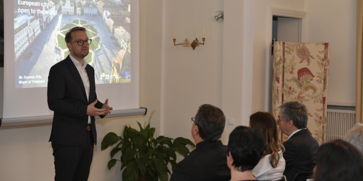 Proiectul Timișoara 2023, prezentat de Fritz ambasadorilor aflați în București