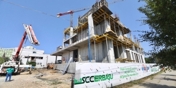 Lucrări în ritm alert la noua maternitate a Spitalului Județean Timișoara