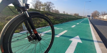 Pistă de biciclete de la Timișoara la Giarmata, pe lângă Pădurea Verde. Stadiul proiectului