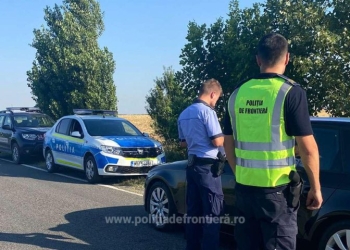 Zeci de migranți descoperiți de polițiști în județul Timiș