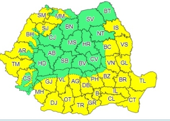Județul Timiș intră sub cod galben de caniculă și disconfort termic