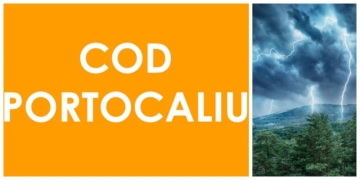 Atenție! Cod Portocaliu de instabilitate atmosferică și ploi torențiale