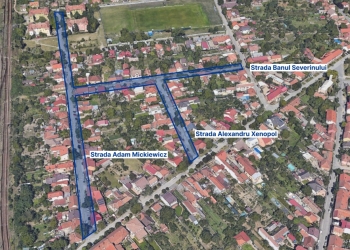 Modernizări de peste un milion de euro pe trei străzi din Ronaț