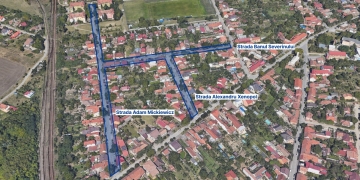 Modernizări de peste un milion de euro pe trei străzi din Ronaț