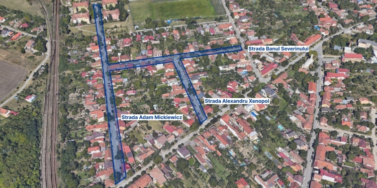 Modernizări de peste un milion de euro pe trei străzi din Ronaț