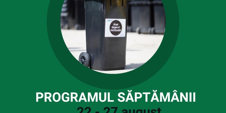 Și pubelele de pe strada ta vor fi spălate! RETIM a stabilit programul săptămânii