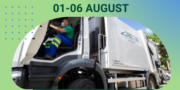 RETIM spală pubelele negre din zona 1 a Timișoarei. Vezi programul