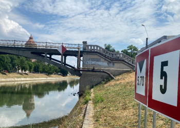 Vaporașele pot naviga în siguranță pe Bega până la granița cu Serbia
