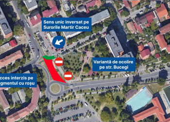 Reguli noi de circulație în zona stadionului Dan Păltinișanu din Timișoara