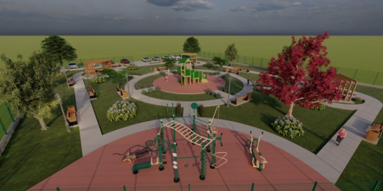 Parc modern pentru copii de aproape 2500 de metri pătrați, se construiește în comuna Cărpiniș