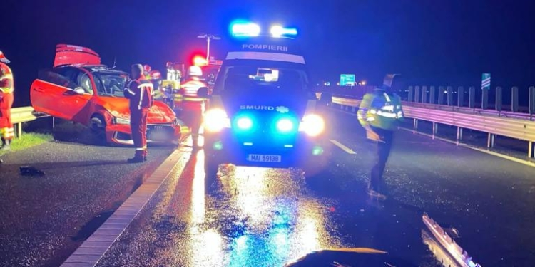 Accident mortal pe autostradă, între Timișoara și Arad