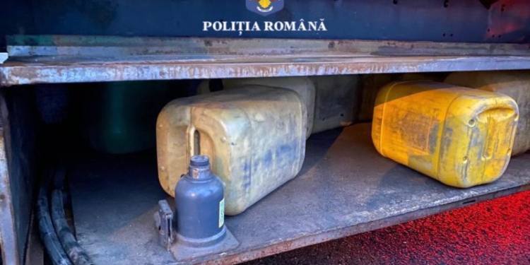 Hoți de motorină, prinși de polițiștii din Arad