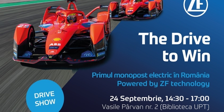 PREMIERĂ NAȚIONALĂ De pe circuitele din toată lumea, vine la Timișoara! Un monopost de Formula E va face o demonstrație în orașul de pe Bega