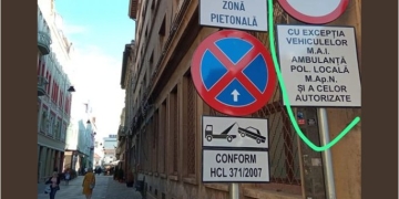 Panică în comunitatea bicicliștilor din Timișoara! Primăria a montat indicatoare care interzic accesul în zona pietonală centrală a orașului