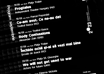 Începe Festivalul in:v z b l de la Timișoara. Trei luni de spectacole de teatru, dans și circ