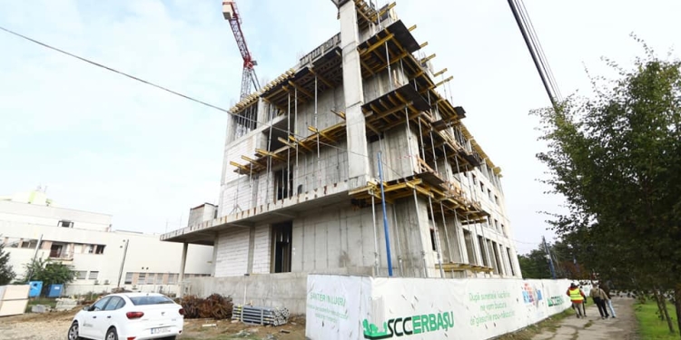 Stadiul lucrărilor la noua maternitate a Spitalului Județean Timișoara