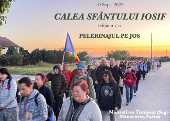 Pelerinaj pe jos spre Mănăstirea Partoș, pe o distanță de 40 kilometri
