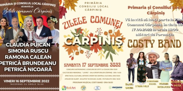 Două zile de distracție! Zilele comunei Cărpiniș