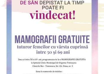 Campanie de prevenire a cancerului la sân organizată de primăria Șag