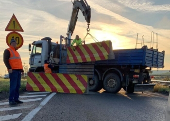 Se închide circulația pe breteaua de urcare de pe DN 6 pe șoseaua de centură existentă