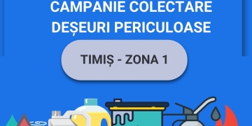 RETIM și ADID Timiș revin cu o noua campanie de colectare gratuită a deșeurilor PERICULOASE din menajer! Care sunt acestea și cum ne putem debarasa legal de ele?