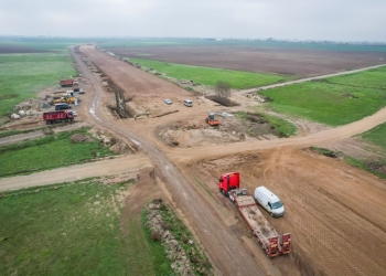 Puțin peste un sfert din drumul de legătură dintre A1 și DN 69 Timișoara – Arad este finalizat