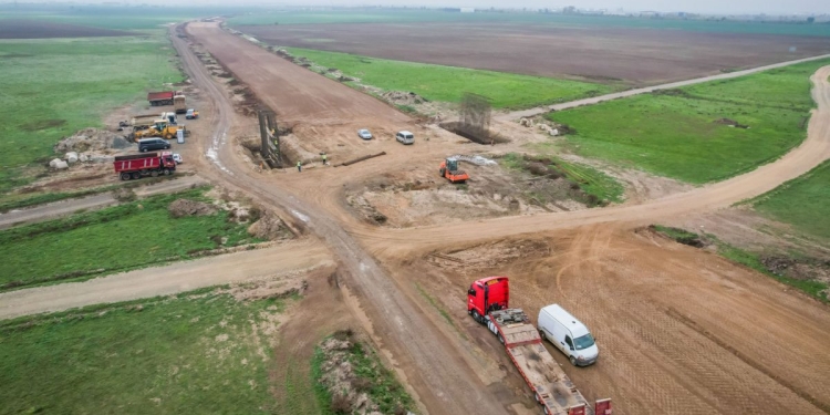 Puțin peste un sfert din drumul de legătură dintre A1 și DN 69 Timișoara – Arad este finalizat