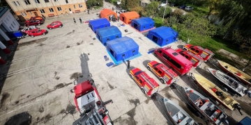 Pompierii timișeni sunt pregătiți de cutremur! Au derulat exerciții ample în zona lacului Surduc