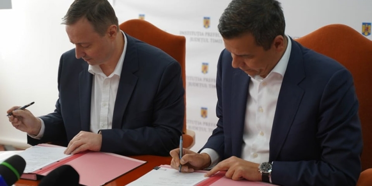 A fost semnat contractul pentru execuția tronsonului de autostradă dintre Margina și Holdea!