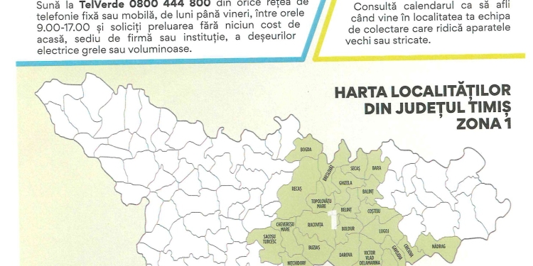 Predai deșeuri electrice și electronice, contra unor sume de bani! La Recaș se organizează o campanie de colectare