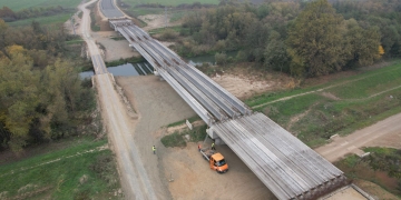 Jale pe șantierul centurii de sud a Timișoarei. Unele sectoare au rămas abandonate